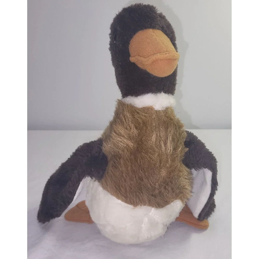 Possum Trot Mallard Duck Plush Vintage Brown White Stuffed Animal Toy